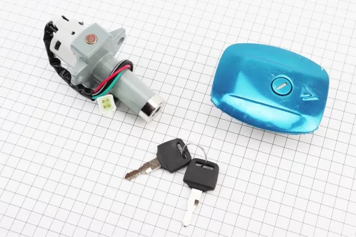 Замки к-кт (зажигания, крышка бака прямоугольная) 125J, FIX-321238