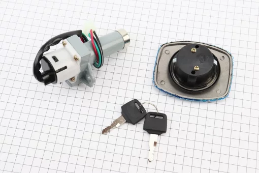 Замки к-кт (зажигания, крышка бака прямоугольная) 125J, FIX-321238