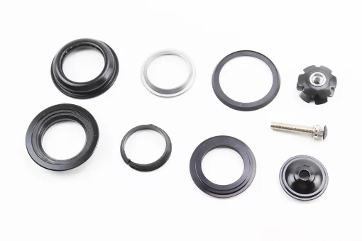 Рулевая колонка 1-1/8" (44/28,6x44/30) безрезьбовой вилки, полуинтегрированные, чёрные H148, FIX-403628