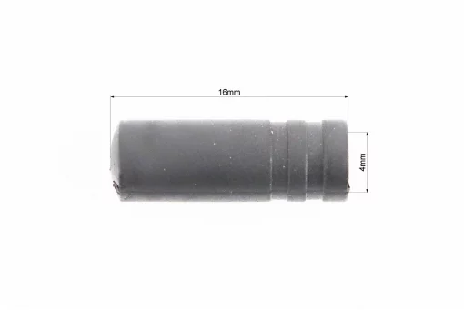 Колпачок рубашки переключения 4мм, пластиковый, чёрный CP-27, FIX-403631