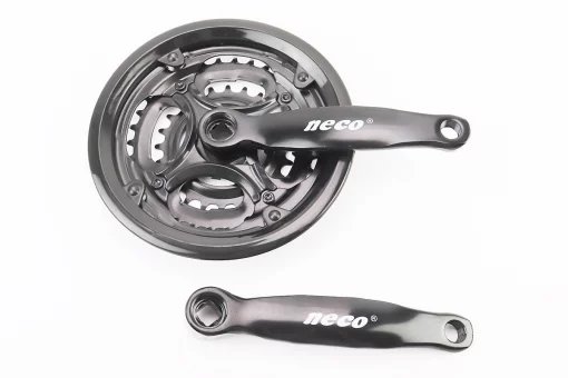 Шатуни "квадрат" 152мм, 42.34.24T MTB, чорні NSS-3001, FIX-411321