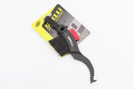 Щітка для чищення зірок та ланцюга, з трьома видами щетин, пластикова, SBT-790, FIX-403649