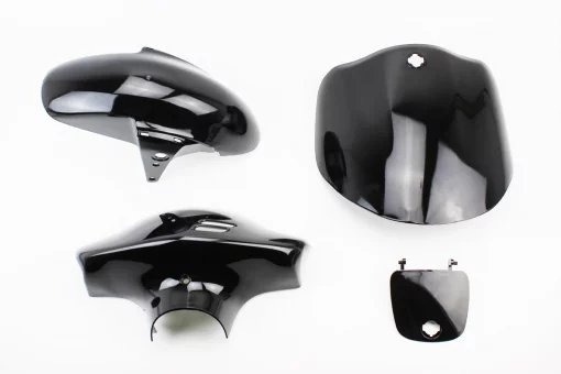 УЦЕНКА Suzuki LET'S-I пластик - к-кт крашеные 6 деталей, ЧЕРНЫЙ (см. фото), FIX-329761