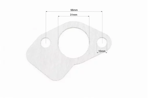 Прокладка глушителя 178F/186F Тип 2, (паронит), FIX-999320