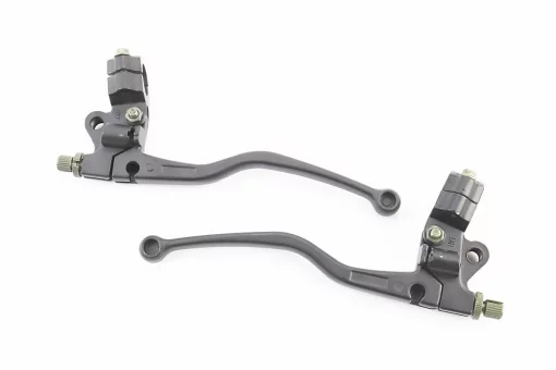 Важіль гальма, зчеплення з кріпленням к-кт 2шт (чорні), FIX-342115