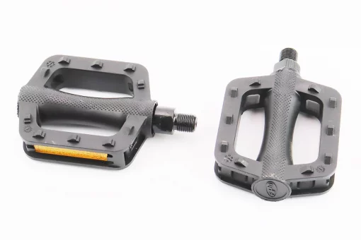 Педали CHILD 1/2" (100x74x26mm) пластиковые, чёрные NW-477, FIX-411365