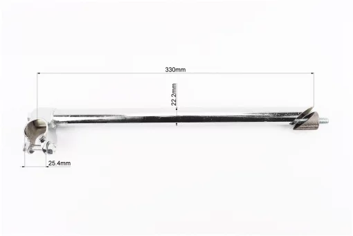 Винос керма ХВЗ 22,2 х25, 4х330мм, хром, FIX-411369