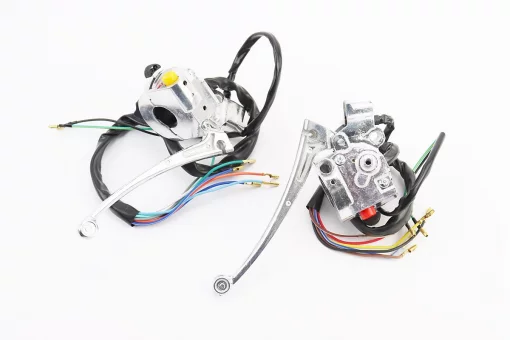 Блок кнопок на руле левый, правый к-кт с рычагами (под зеркала М10) DELTA, FIX-338090