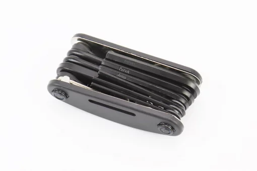 Ключ-набір 13 предметів (шестигранники 2,2.5,3,4,5,6 мм, відкидний спицевий ключ, викрутки пряма та фігурна, головки 8,9,10 мм,