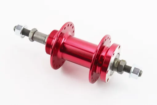 Втулка задня MTB алюмінієва 14Gx36H під вільнобіг, Disk-brake, кріпл. гайка, рожева SF-A210R, FIX-403772