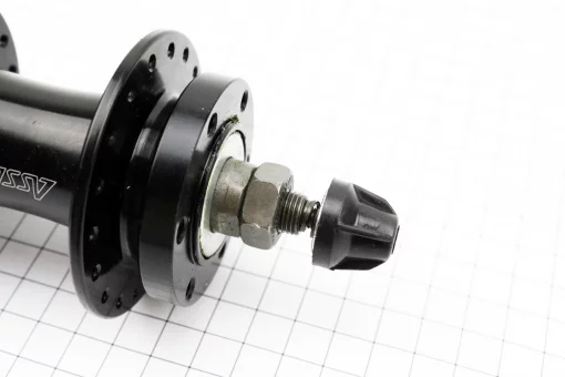 Втулка задня MTB алюмінієва 14Gx36H під вільнобіг, Disk-brake, кріпл. гайка, рожева SF-A210R, FIX-403772