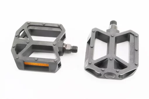 Педалі BMX 9/16" (112x96x25mm) пластикові, чорні WP408, FIX-411393