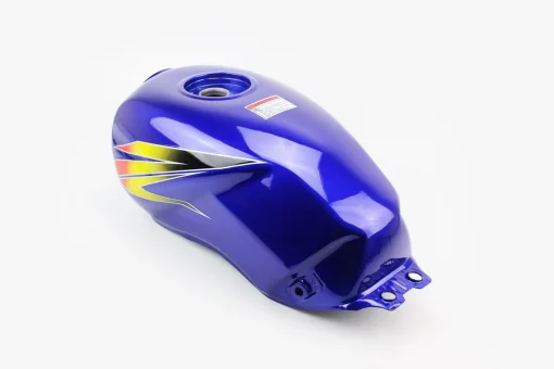 Бак топливный СИНИЙ (под круглую крышку бака, под кран топл. на болты, под датчик топл.), FIX-321379