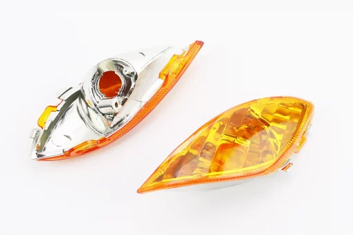 Yamaha JOG SA-36J/39J повороты передние в сборе к-кт 2шт, желтые, FIX-329809