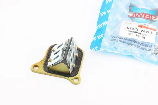 Клапан лепестковый карбюратора Honda AF-34/35 (под 3 болта, корпус металл), FIX-352038