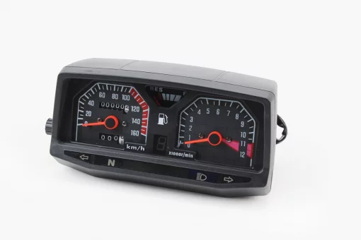 Спидометр в сборе ZS-125J (тахометр электронный), серый, 4 фишки, FIX-321465