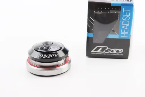 Кермова колонка 1-1/8"x1,5" (41,8/28,6x52/39,8) безрізьбової вилки, інтегровані, пром-підшипники, чорні H373, FIX-411399