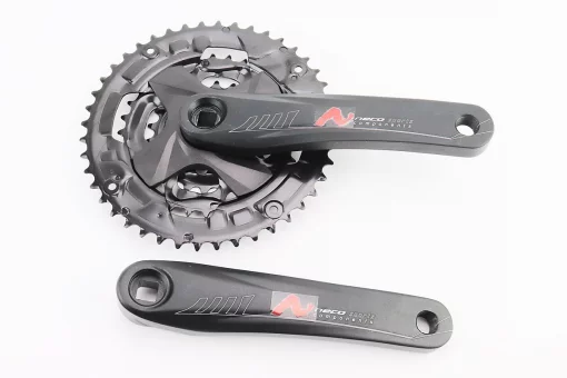 Шатуни "квадрат" 170мм, 44.32.22T MTB, алюмінієві, чорні NSA-3007, FIX-411400