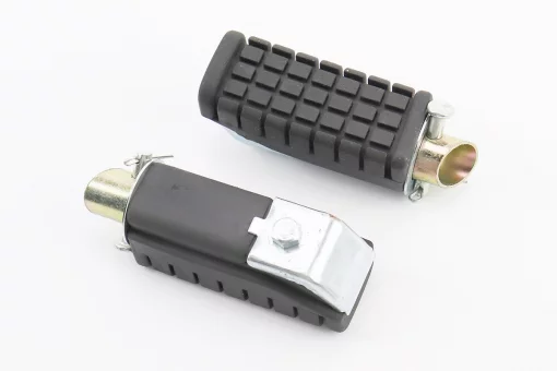 Подножки передние к-кт 2шт, серая пластина, FIX-321496