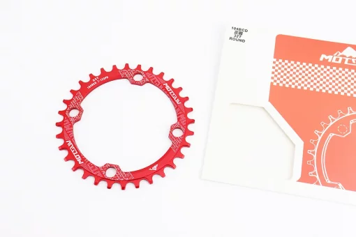 Звезда передняя MTB Narrow Wide 32Т (BCD:104мм), алюминиевая, красная, FIX-411412
