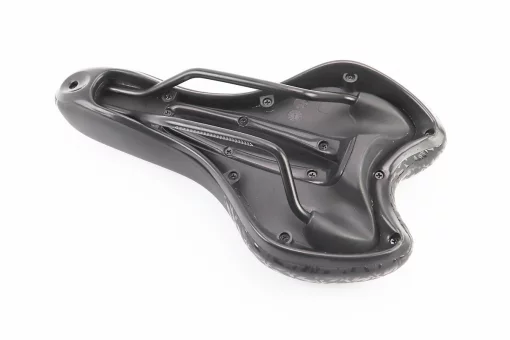 Сидіння MTB 270x160мм, чорно-біло-синє "GEL", FIX-411420