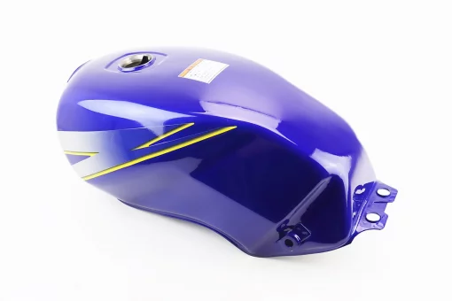 Бак топливный СИНИЙ (под прямоугольную крышку бака, под кран топл. на болты), FIX-321567