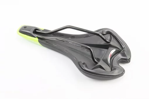 Сидіння MTB 280x140мм, чорно-салатове, FIX-411424