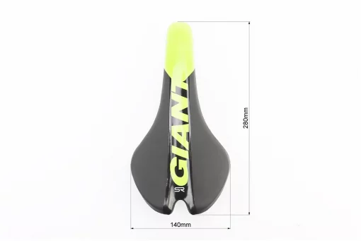 Сидіння MTB 280x140мм, чорно-салатове, FIX-411424