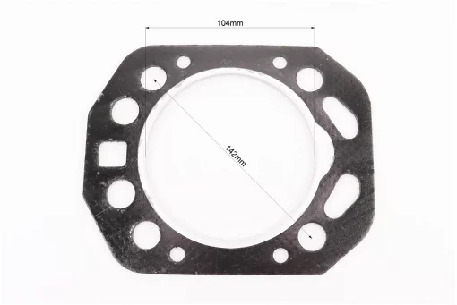 Прокладка головки циліндра R195NM-95mm, к-кт 2шт (вн. кільце з виступом), FIX-604461