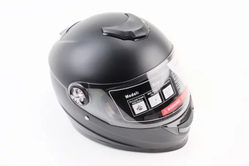 Шолом інтеграл, закритий BLD-М65 S (55-56см), ЧОРНИЙ матовий, FIX-330929