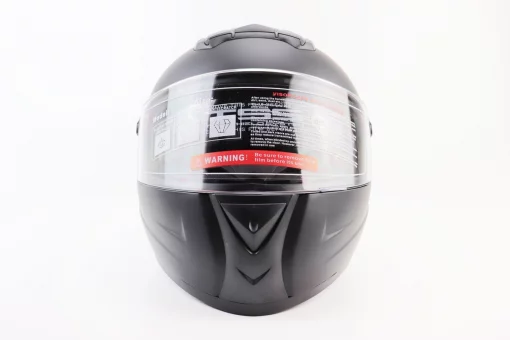 Шлем интеграл, закрытый+очки BLD-М61 S (55-56см), ЧЕРНЫЙ матовый, FIX-330933