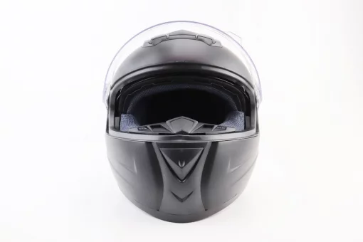 Шлем интеграл, закрытый+очки BLD-М61 S (55-56см), ЧЕРНЫЙ матовый, FIX-330933