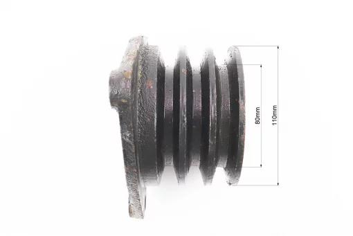 Шків 3-х пазний D-110mm (три пази під ремінь SPB) Lотв.-137mm, FIX-604483