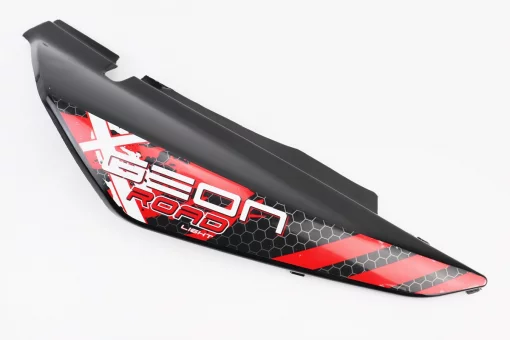 X-Road Light 200-250 пластик - задний боковой правый, ЧЕРНЫЙ с красным рисунком, FIX-359279