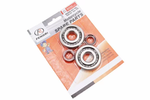 Подшипник коленвала DIO AF18/27 SCO4A47CS24 (20x52x12) 2шт + сальник 15x25,5x7 2шт, FIX-352244