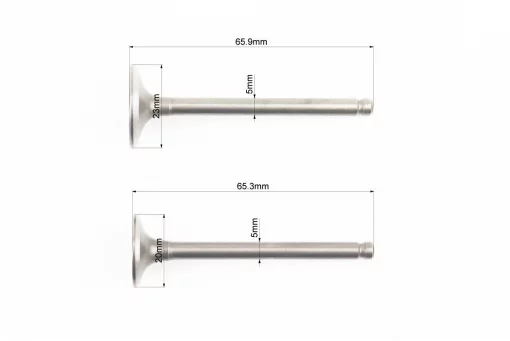 Клапан впускной, выпускной к-кт 70-110-125cc, FIX-338374