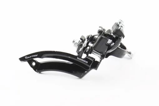 Перекидка цепи передняя с верхней тягой, крепл. 31,8мм, под звезду 42Т, чёрная FD-TZ 20, FIX-404026