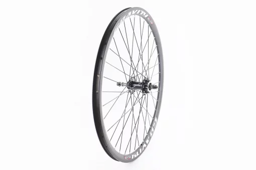 Колесо 27,5" заднє Disk-brake, обід та втулка 14Gx36H алюмінієві, під вільнобіг, кріпл. гайка, "GRAVITY", FIX-411519