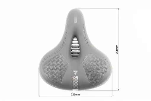 Сидіння ХВЗ 260x225мм, чорне LIETU, FIX-411527