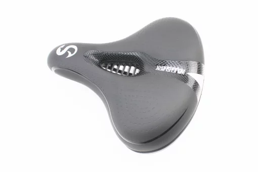 Сидіння ХВЗ 260x225мм, чорно-сіре WAUGH SHARK, FIX-411528