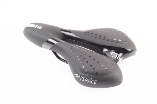 Сидіння MTB 270x160мм, чорно-сіре "GEL", FIX-411532