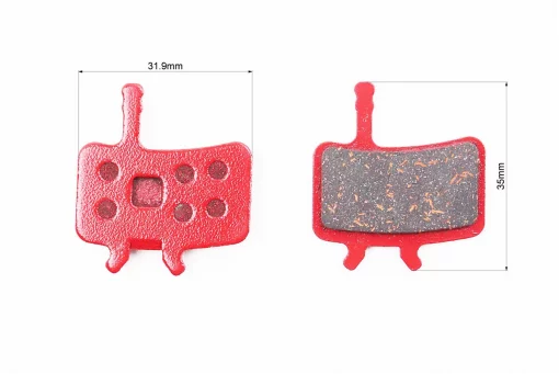 Гальмівні колодки Disk-brake (Avid Hydraulic Juicy 5 and 7, Ball Bearing 7), червоні YL-1019, FIX-411542