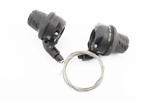 Переключатели (грипшифт) 3x7 скоростей, чёрные SL-RS 36, FIX-404130