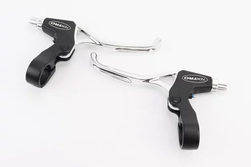 Гальмівні ручки, алюмінієві, чорно-сірі TS384A, FIX-411563