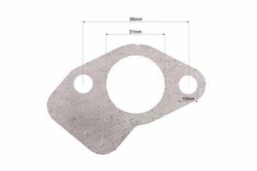 Прокладка глушителя 178F/186F Тип 2, (паронит), FIX-602084