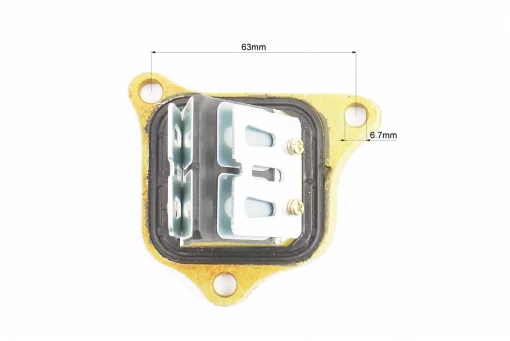 Клапан пелюстковий карбюратора Honda AF-34/35 (під 3 болти, корпус метал), від 5шт -10%, FIX-352297