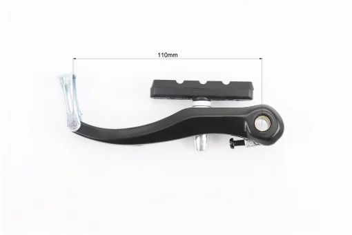 Гальмо V-brake 110мм (2 колеса) з ручками, алюмінієве, чорне 10DG/483D, FIX-411574