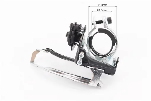 Перекидка цепи передняя с универсальной тягой, крепл. 28,6/31,8мм, под звезду 42T, "FD-TХ 50", FIX-411598