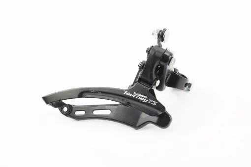 Перекидка цепи передняя с нижней тягой, крепл. 28,6мм, под звезду 48T, чёрная FD-TZ 510, FIX-404199