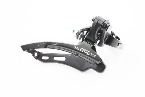 Перекидка цепи передняя с верхней тягой, крепл. 28,6мм, под звезду 48Т, чёрная FD-TZ 510, FIX-404200